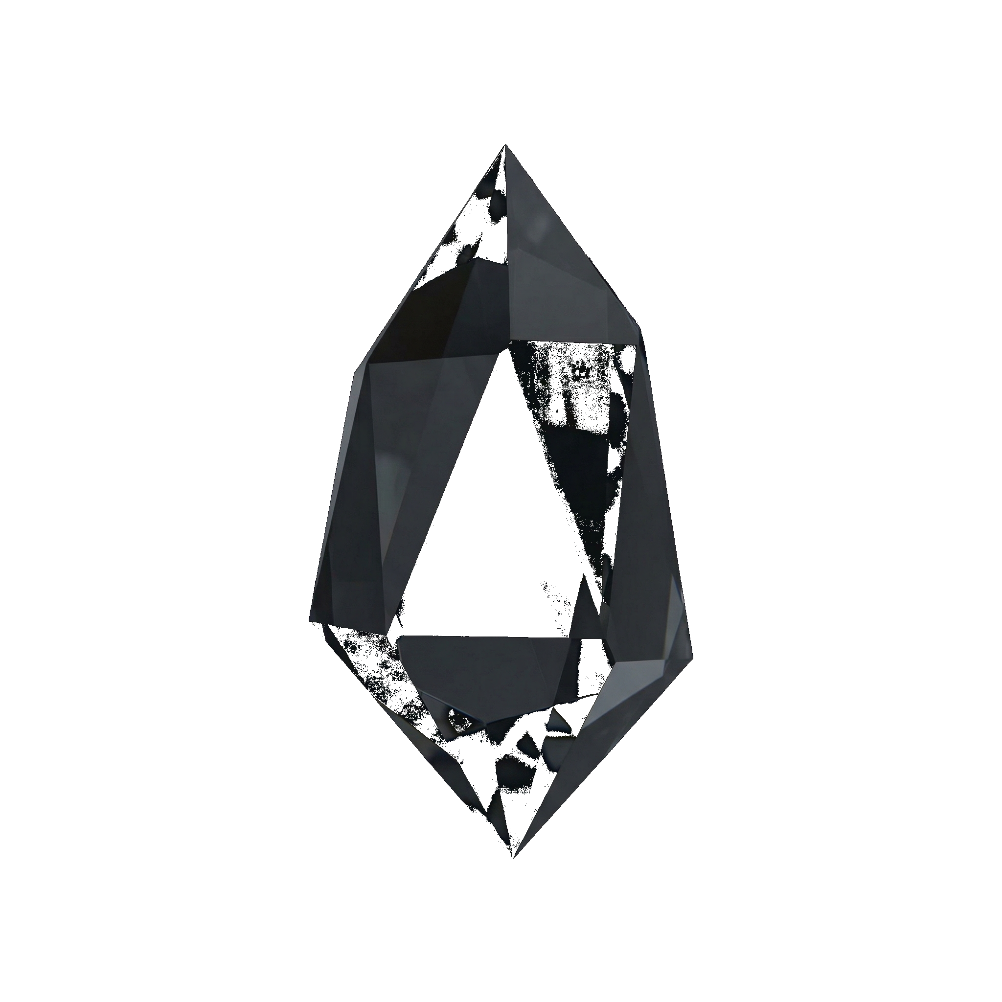 Abstract Obsidian Monolith